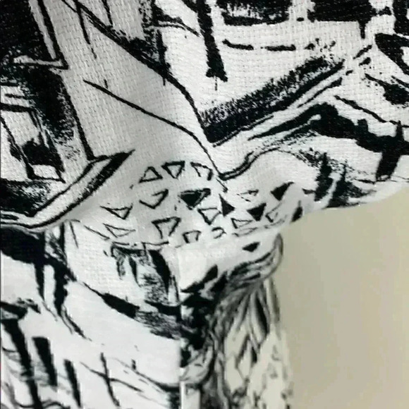 COLDWATER Creek linen blend open front jacket. Fully lined. Size PL. - Picture 4 of 7